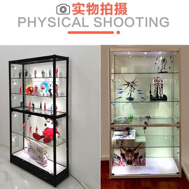 全台可上門安裝 免運 支持定制 GK 大型強化玻璃展示櫃傢用玩具手辦櫃樂高模型收納架 奬盃奬牌櫃玻璃展示櫃 公仔櫃 模型櫃